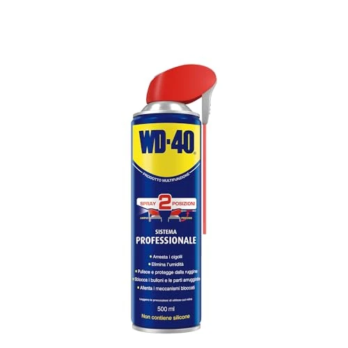 Limited offer: WD-40 Prodotto Multifunzione Lubrificante Spray con Sistema Professionale Doppia Posizione, 500 ml from 9.75 EUR to 8.78 EUR (save 10%)
