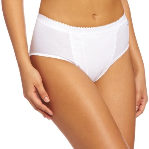 Offerta a tempo: Sloggi Control Tai 2p, Slip Donna, Bianco (White), 56 - 32% da 27.00 € a 18.43 €
