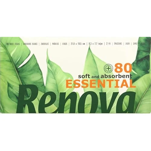 Renova Plenitude 200002926 Chusteczki, Biały, 80 szt.