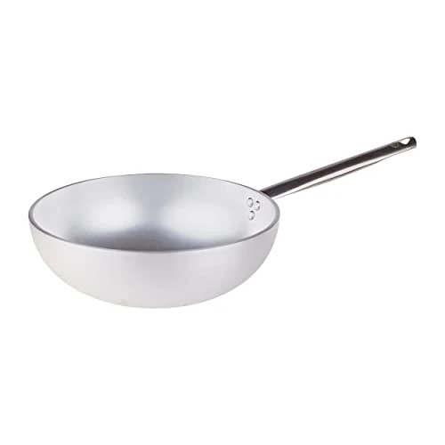 Offerta a tempo: Pentole Agnelli ALMR1111WP32 Wok Radiante con Fondo Piano, Alluminio, 32 cm - 46% da 67.04 € a 36.38 €