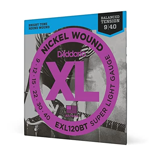 Offre limitée : D'Addario XL Nickel EXL120BT Cordes Guitare Balanced 09-40 de 140.20 € à 5.90 € (95.79% de remise)