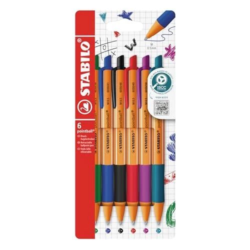 Oferta limitowana: Długopis - STABILO pointball etui 6 szt. w różnych kolorach z 39.85 zł na 39.85 zł (oszczędź 0.00%)