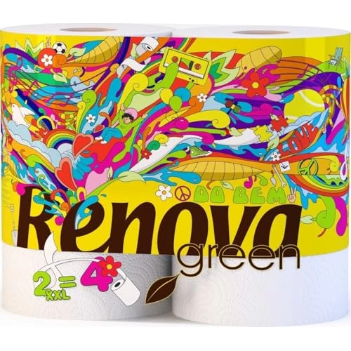 Oferta limitada: Renova Green, Papel de Cocina Reciclable XXL, 2 Rollos de 3.39 € a 3.39 € (ahorro 0.00%)