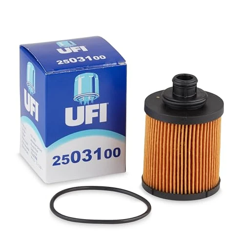 UFI Filters, Filtro de Aceite 25.031.00, Filtro de Aceite de Recambio, Apto para Coches, Apto para Modelos Alfa Romeo, Fiat, Ford, Lancia, Opel, Subaru, Suzuki, Tata y Vauxhall