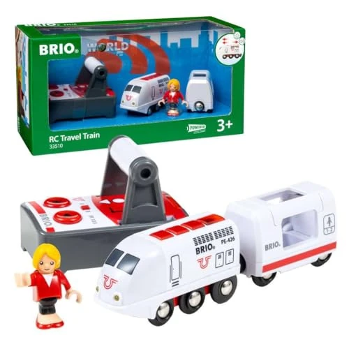 Offerta a tempo: BRIO World – Treno Passeggeri Telecomandato | Accessorio Pista In Legno Per Bambini | Treno Brio Bambini 3 Anni O Più | Idee Regalo | Regalo 3 Anni - 78% da 44.95 € a 10.00 €