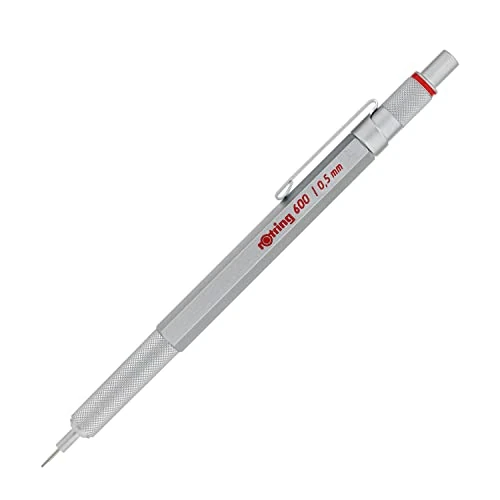 Begrenztes Angebot: rOtring 600 Druckbleistift | 0,5 mm | Silber | Ergonomisches Vollmetallgehäuse von 34.10 EUR auf 23.19 EUR (Rabatt 32%)