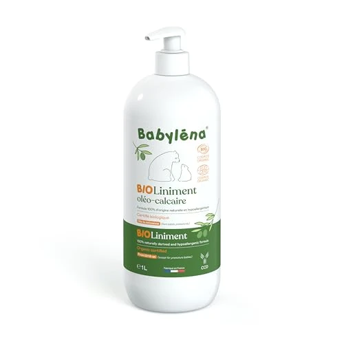 Tijdelijke aanbieding: Babyléna BioLiniment Oleo-kalksteen voor baby's, 100% natuurlijke oorsprong, 1 l, gecertificeerd biologisch zonder geur, gemaakt in Frankrijk van 21.83 € naar 21.83 € (0.00% korting)