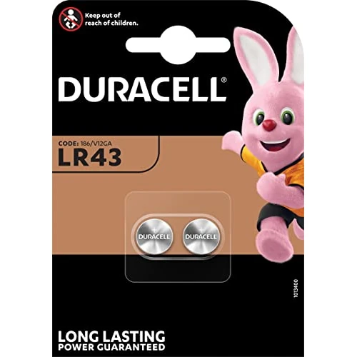 Duracell LR 43 Knopfzellen 1er Pack