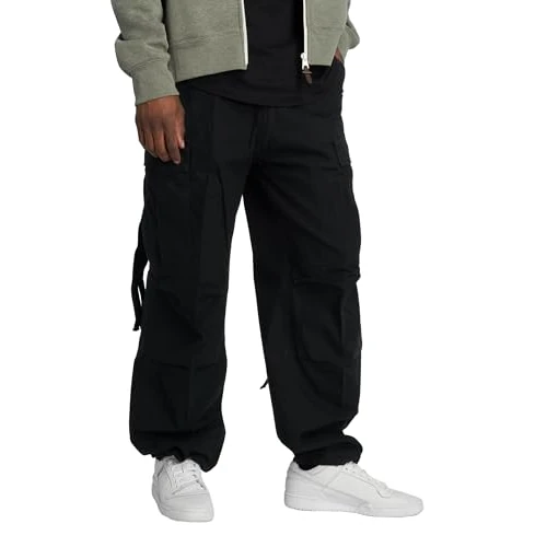 Brandit Herren M65 Vintage Pants Cargo Freizeithose, Black, M