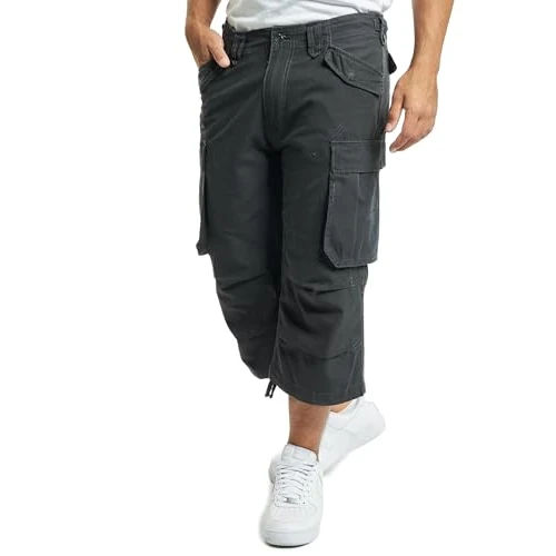 Zeitlich begrenztes Angebot: Brandit Industry Vintage 3/4 Shorts, Farbe: anthrazit, Größe: L von 49.90 € auf 29.99 € (40% Rabatt)