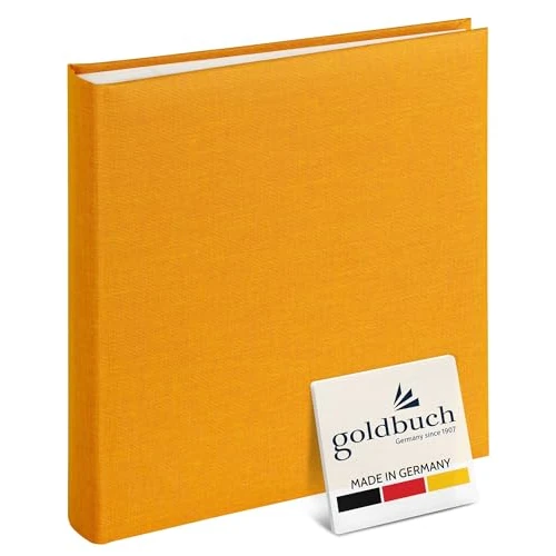 Offerta a tempo: goldbuch SummerTime 24705 - Album Fotografico con 60 Pagine Bianche e divisori in Pergamena, 25 x 25 cm, Colore: Giallo - 0.00% da 18.95 € a 18.95 €