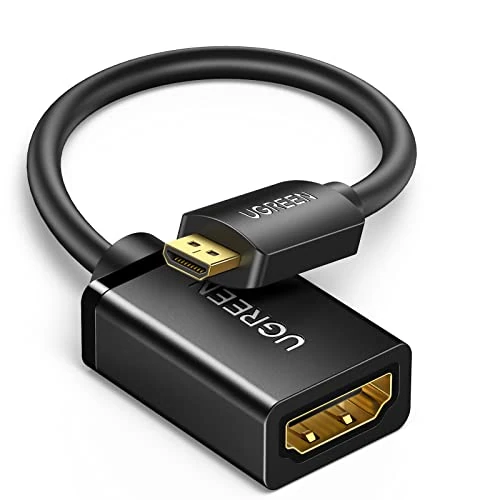 Offerta a tempo: UGREEN Cavo Micro HDMI Maschio a HDMI Femmina 4K 3D Adattatore Supporta ARC Ethernet — 29% da 11,74 € a 8,37 €