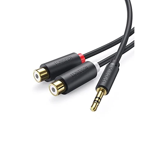 Limitiertes Angebot: UGREEN Cinch auf Klinke Adapter, 3.5mm Klinke Stecker auf 2 Cinch Buchse Stereo Audio Adapter 20cm von 6.99 EUR auf 5.88 EUR (Spare 16%)