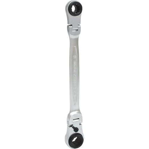 Offre limitée : Ks Tools 503.4745 - Clé polygonale à cliquet réversible articulé 4 en 1- Gamme GEARplus® - En chrome Vanadium - Finition Satinée de 32.24 € à 32.24 € (0.00% de remise)