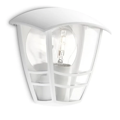 Oferta limitada: Philips MyGarden Creek Aplique de exterior, empotrado, casquillo gordo E27, bombilla no incluida, 19.5 cm, blanco de 28.29 € a 28.29 € (ahorro 0.00%)