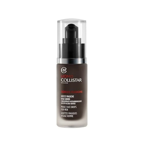 Offerta a tempo: Collistar Gocce Magiche Viso Uomo, Concentrato Autoabbronzante, Abbronzatura Intensa e Naturale , No Macchie, Adatto a Tutti gli Incarnati, 30 ml - 0.00% da 25.99 € a 25.99 €
