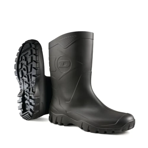 Oferta limitada: DUNLOP Botas de caucho Dee Calf – Botas de agua de caña media para mujer y hombre – Impermeables, ligeras y cómodas – Negras – Tallas 39 de 16.34 € a 16.34 € (ahorro 0.00%)