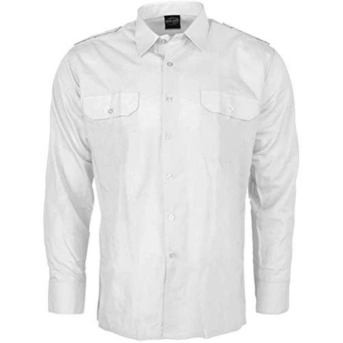 Mil-Tec Unisex Skjorte-10931007 Hemd, Weiß, 3XL EU , 1er Pack