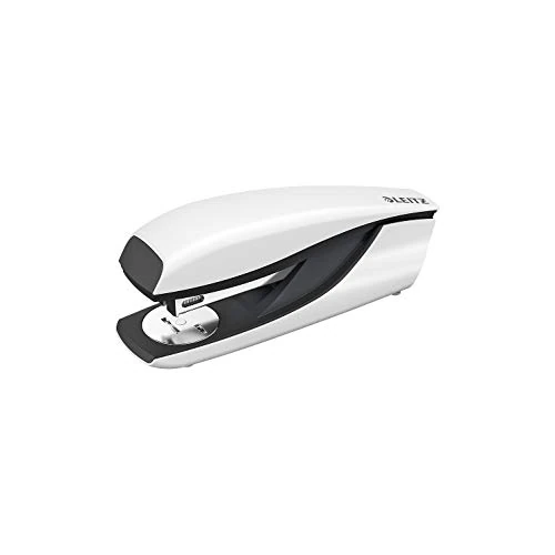 Offerta a tempo: Leitz Cucitrice, Capacità fino a 30 Fogli, Design Ergonomico in Metallo, Include Punti, Gamma WOW, 55021001, Box, Bianco - 0.00% da 27.99 € a 27.99 €
