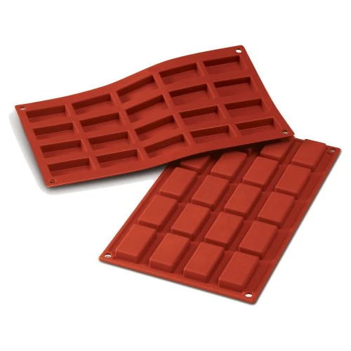 Offerta a tempo: silikomart | SF025 Stampo in Silicone per Monoporzioni FINANZIERI, Antiaderente, 20 Finanzieri, Confezione da 1 Stampo per Dolci, 49 x 26 mm, h11 mm, Made in Italy - 22% da 11.08 € a 8.67 €