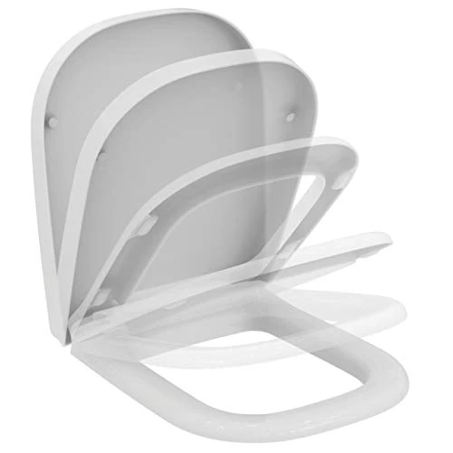 Offre limitée : Ideal Standard Active abattant WC recouvrant, forme en D – Blanc (Alpin) de 142.10 € à 119.11 € (16% de remise)