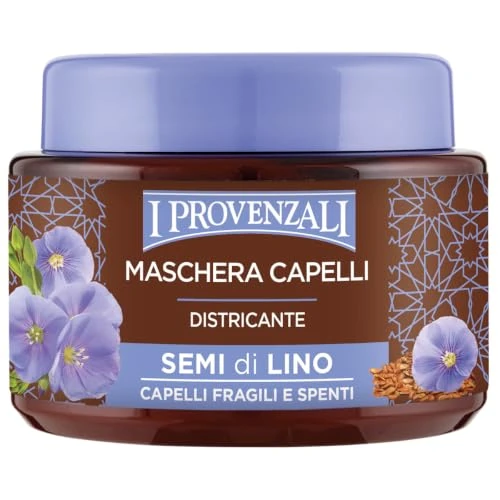 Offerta a tempo: I Provenzali | Maschera Capelli Semi di Lino, Districante, 200 ml - 50% da 9.90 € a 4.95 €