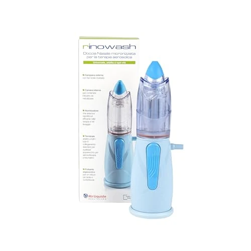 Aerosol Per Alte Vie Respiratorie Rinowash Azzurro 471221 Con Campana Universale