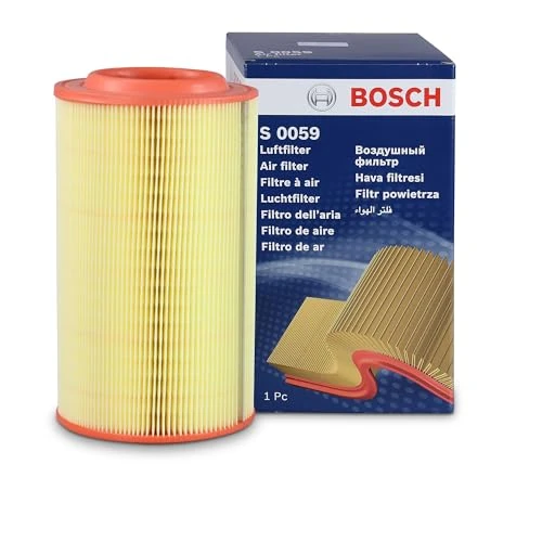 Offerta a tempo: Bosch Filtro Aria per Auto S0059 - Trattiene le particelle solide all'esterno della presa d'aria - Resistente all'umidità ed altamente resistente alla trazione - 0.00% da 20.48 € a 20.48 €