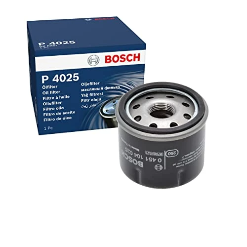 Bosch Filtro Olio per Auto P4025 - Protegge l'olio motore da fuliggine e da particelle metalliche - Offre una lubrificazione efficace del motore