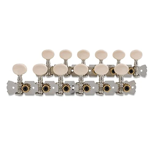 Offerta a tempo: Gewa 545510 Meccanica Chitarra Acustica 12 Corde, Bottoni in Plastica Color Crema - 0.00% da 39.80 € a 39.80 €