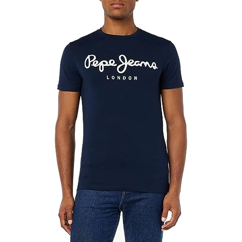 Offre limitée : Pepe Jeans Original Stretch T-shirt pour Homme Slim Fit Manches Courtes Bleu de 19.95 € à 17.84 € (11% de remise)