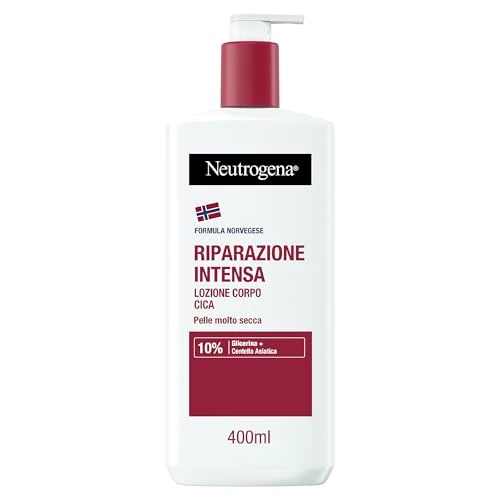 Oferta limitada: Neutrogena Fórmula Noruega Loción Corporal CICA Reparación intensa para piel seca (400 ml), crema hidratante corporal reparadora con centella asiática de 9.90 EUR a 6.00 EUR (ahorro 39%)