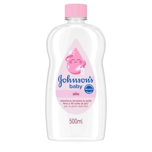 Tijdelijke aanbieding: Johnson's Puur en Zacht Baby Olie, 500 ml | Vergrendelt de huid natuurlijk vocht en beschermt tegen uitdroging, ontwikkeld voor pasgeboren en gevoelige huid van 10.00 € naar 4.49 € (55% korting)