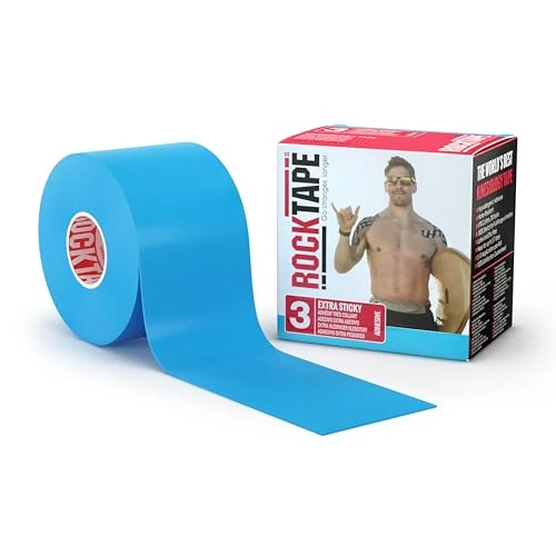 Offre limitée : RockTape Mixte H20 Kinesiology Tape, Bleu, 5cm X 5cm EU | Bleu; 5 x 5 m; imperméable – pour épaule, cheville, genou et plus; élastique, thérapeutique de 16.90 € à 16.90 € (0.00% de remise)