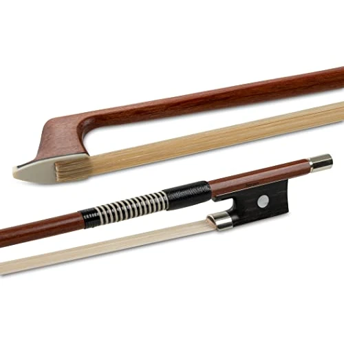 Arco de violín GEWA Massaranduba Student 1/4 pelo natural, palo redondo rana de ébano con cazoleta pequeña
