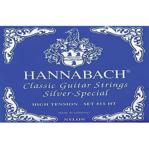 Zeitlich begrenztes Angebot: Hannabach Saiten für Klassikgitarre Seire 815 High Tension Silver Special (hochwertig, Allzweck-Saite für fast jedes Instrument, Gitarrensaiten klassische Gitarre, Made in Germany) von 15.10 € auf 15.10 € (0.00% Rabatt)