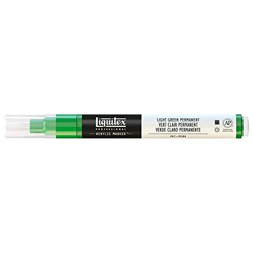 Oferta limitada: Liquitex Rotulador de Pintura acrílica, Punta Fina, Verde Claro Permanente, 2 mm de 6.35 € a 6.35 € (ahorro 0.00%)