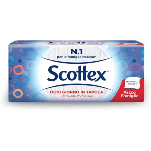 Offerta a tempo: Scottex Tovaglioli Monovelo, Formato Famiglia, 200 Tovaglioli - 30% da 5.09 € a 3.58 €