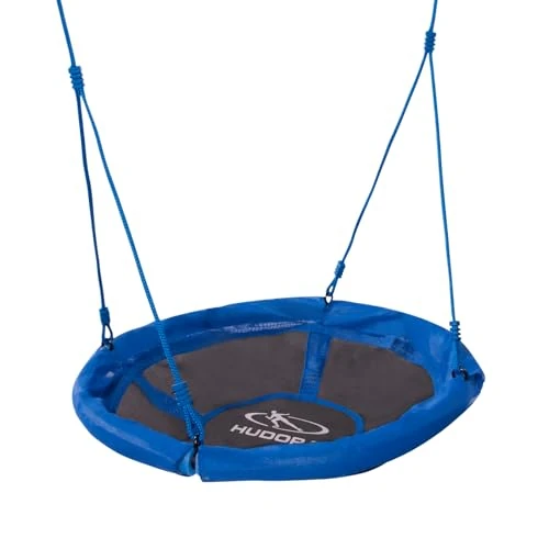 Limited offer: Hudora Unisex Adult Nest Swing - Blue, 90 cm from 132.00 EUR to 132.00 EUR (save 0%)