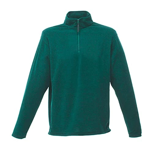 Limited-time offer: Regatta Men's Micro Zip Neck Fleece - Size XXL - Bottle Green from 13.75 GBP to 12.00 GBP (save 13%)