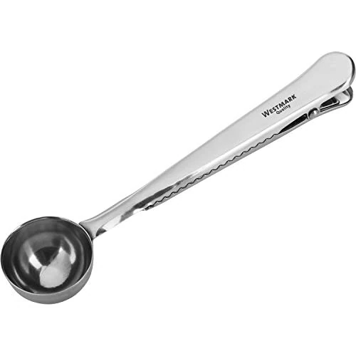 Offerta a tempo: Westmark Cucchiaio dosa-caffè con clip, Per 6 grammi di caffè macinato, Lunghezza: 17,6 cm, Acciaio inox, 15382270 - 25% da 7.99 € a 5.99 €
