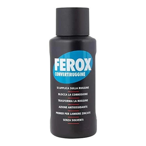 Offerta a tempo: AREXON FEROX CONVERTIRUGGINE 750 ml trattamento rimozione ruggine e protezione superfici in ferro, prodotto togli ruggine , beccuccio dosatore, utilizzabile su superfici arrugginite e non arrugginite, Bianco - 17% da 24.10 € a 20.10 €