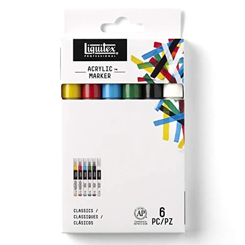 Liquitex Paint Marker 6 Pennarelli Punta Fine