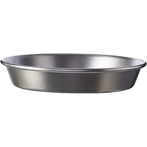 Pentole Agnelli Linea Pasticceria e Pizza Tortiera Conica in Alluminio con Orlo (H 6 cm), Argento, 36 cm