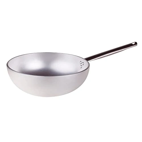 Limited offer: Pentole Agnelli Aluminium Professional 5 Mm. Radiant Wok with 1 Handle, Diameter 32 cm. from 200.00 EUR to 200.00 EUR (save 0%)