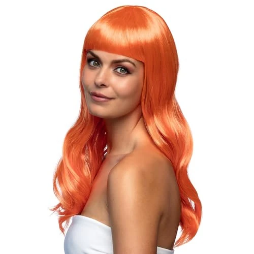 Oferta limitada: Boland - Peluca Chique, pelo sintético largo y liso con flequillo, peinado, EM, Mundial, accesorio, disfraz, accesorios, fiesta temática, carnaval de 11.21 € a 11.21 € (ahorro 0.00%)