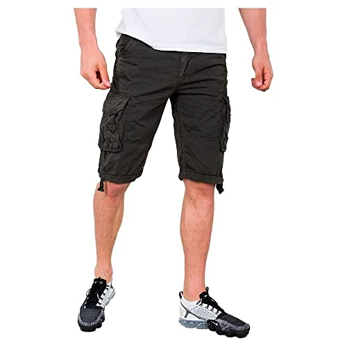 Alpha Industries Jet Short Męskie krótkie spodenki Greyblack