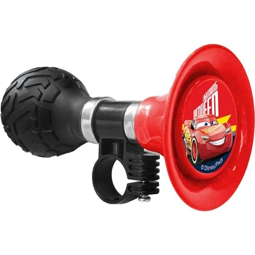 Offerta a tempo: Tataway Trombetta Disney Cars Per Bicicletta Da Bambino Con Corpo In Metallo E Pompetta In Plastica Morbida, Colore Rosso - 15% da 13.40 € a 11.40 €