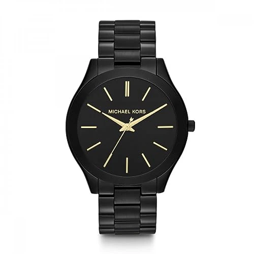 Limited-time offer: Michael Kors Slim Runway Women's Watch, Stainless Steel Watch for Women with Steel Bracelet Band from $195.00 to $195.00 (save 0.00%)