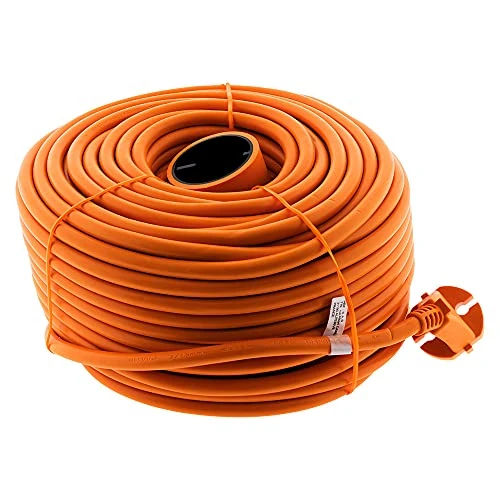 Oferta limitowana: Zenitech - Przedłużacz 16 A HO5VV-F 2x1,5 mm² - Idealny do Kosiarek i Grillów - Odporny na Warunki Atmosferyczne - Zgodny z Normami NF i CE - Kolor Pomarańczowy - Długość 50m z 162.72 zł na 162.72 zł (oszczędź 0.00%)